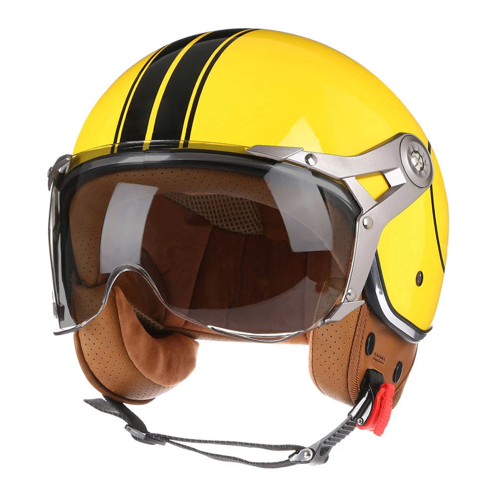 BLD Retro Chopper Halbhelm 3/4 – DOT-zertifiziert