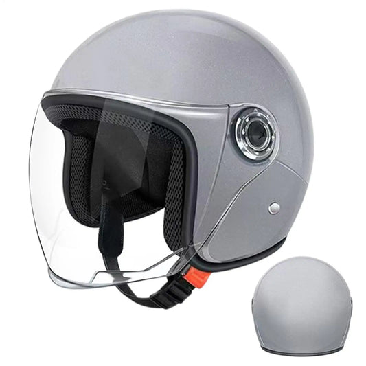 Leichter Motorradhelm – Halbhelm für E-Scooter & Motorrad, Unisex