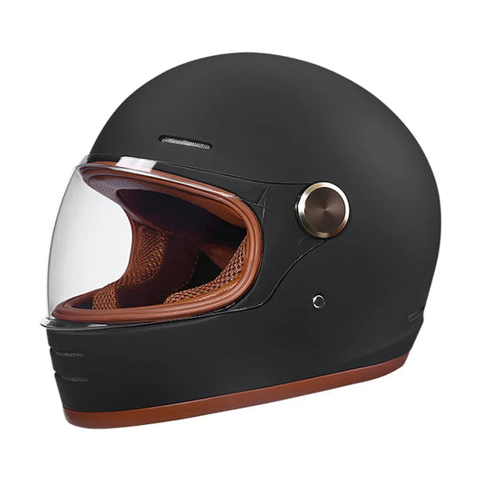 Offener Retro Motorradhelm – ECE/DOT-zertifiziert