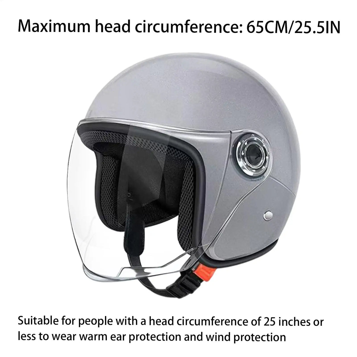 Leichter Motorradhelm – Halbhelm für E-Scooter & Motorrad, Unisex