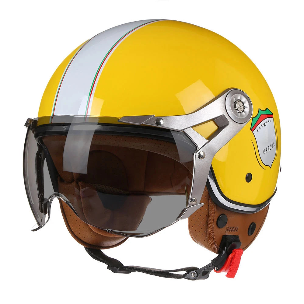 BLD Retro Chopper Halbhelm 3/4 – DOT-zertifiziert