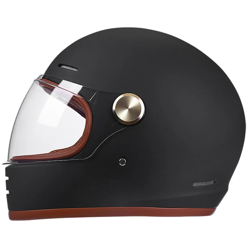 Offener Retro Motorradhelm – ECE/DOT-zertifiziert