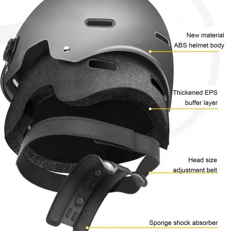 Vintage Halbhelm – E-Scooter & Motorrad, 3C