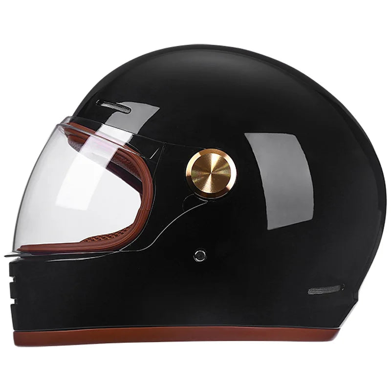 Offener Retro Motorradhelm – ECE/DOT-zertifiziert