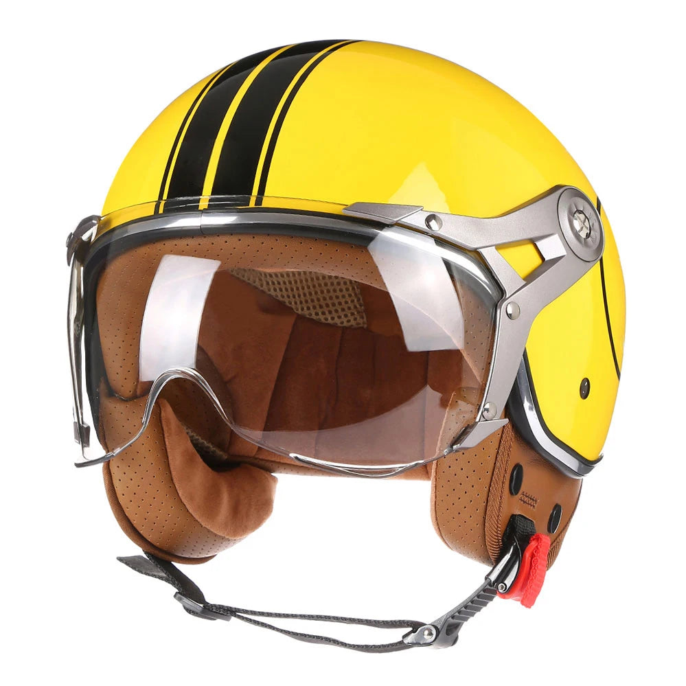 BLD Retro Chopper Halbhelm 3/4 – DOT-zertifiziert