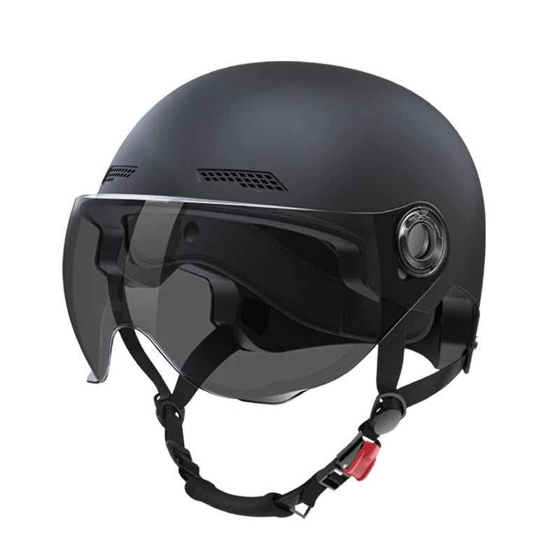 BHTK Retro Halbhelm – Ultraleicht, DOT/ECE-zertifiziert, Unisex