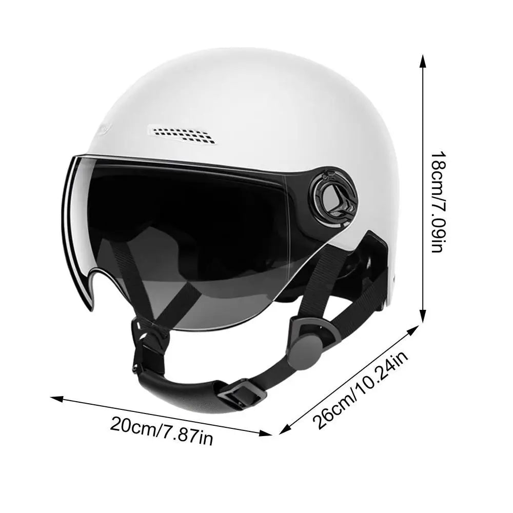 Vintage Halbhelm – E-Scooter & Motorrad, 3C