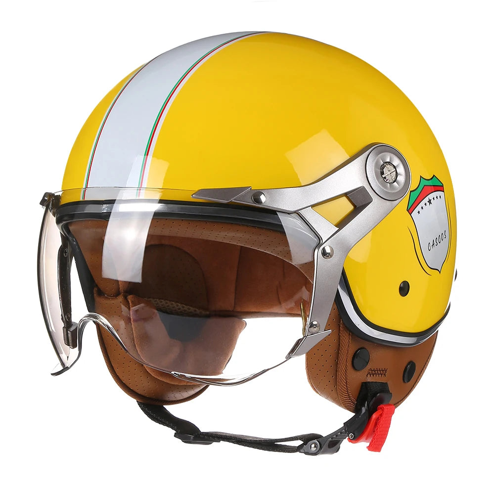 BLD Retro Chopper Halbhelm 3/4 – DOT-zertifiziert