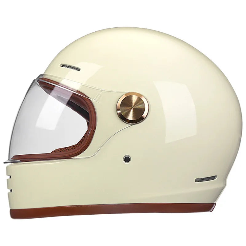 Offener Retro Motorradhelm – ECE/DOT-zertifiziert