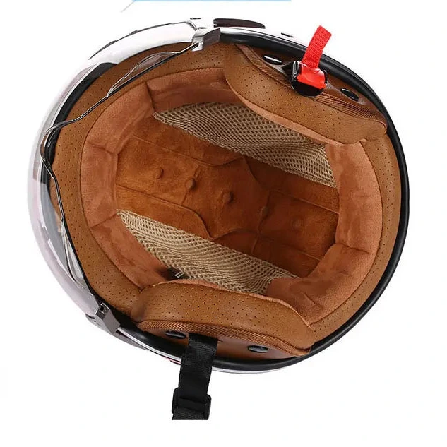BLD Retro Chopper Halbhelm 3/4 – DOT-zertifiziert