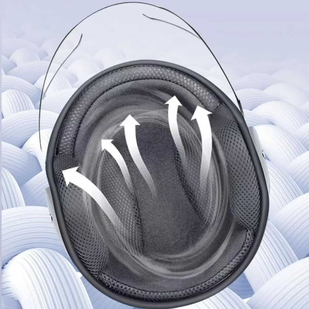 Leichter Motorradhelm – Halbhelm für E-Scooter & Motorrad, Unisex