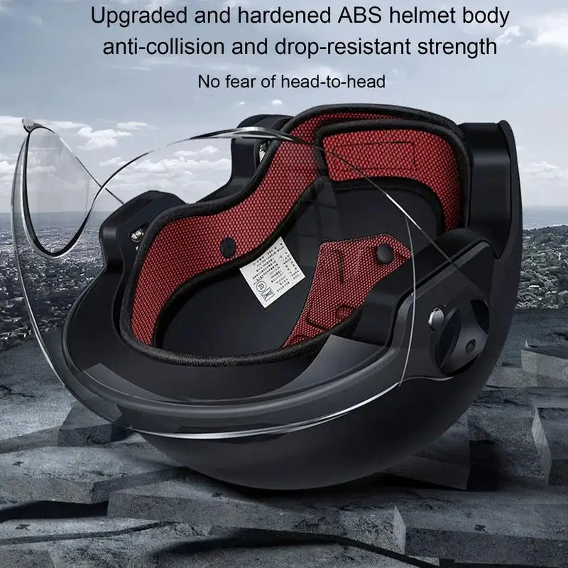 Vintage Halbhelm – E-Scooter & Motorrad, 3C