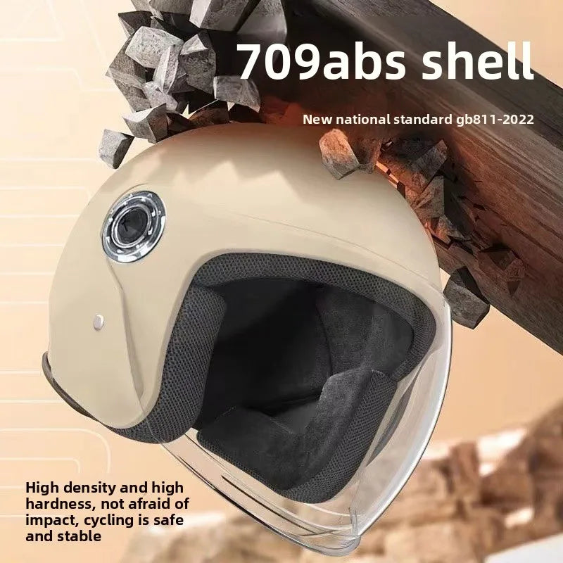 Ganzjahres-Motorradhelm – Beschlagfrei, DOT
